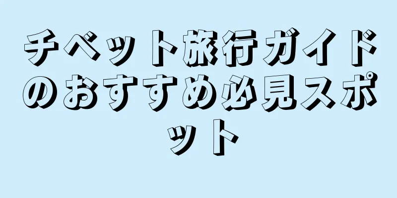 チベット旅行ガイドのおすすめ必見スポット