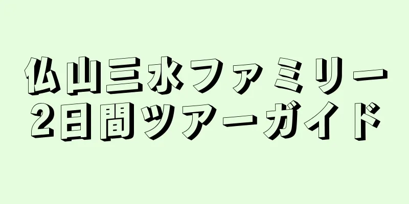 仏山三水ファミリー2日間ツアーガイド