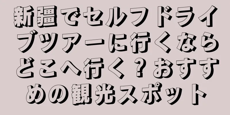 新疆でセルフドライブツアーに行くならどこへ行く？おすすめの観光スポット
