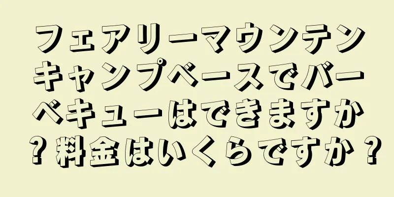 フェアリーマウンテンキャンプベースでバーベキューはできますか？料金はいくらですか？