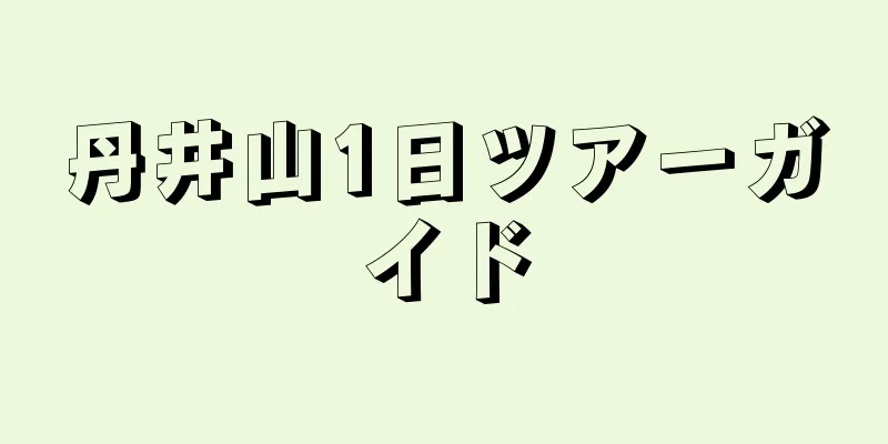 丹井山1日ツアーガイド