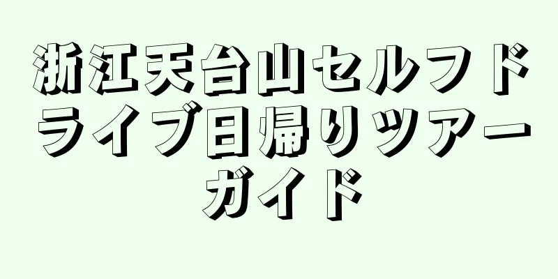 浙江天台山セルフドライブ日帰りツアーガイド
