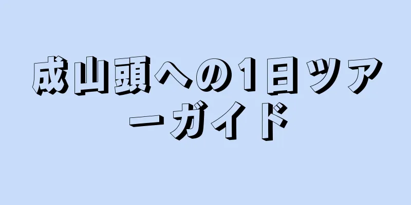 成山頭への1日ツアーガイド