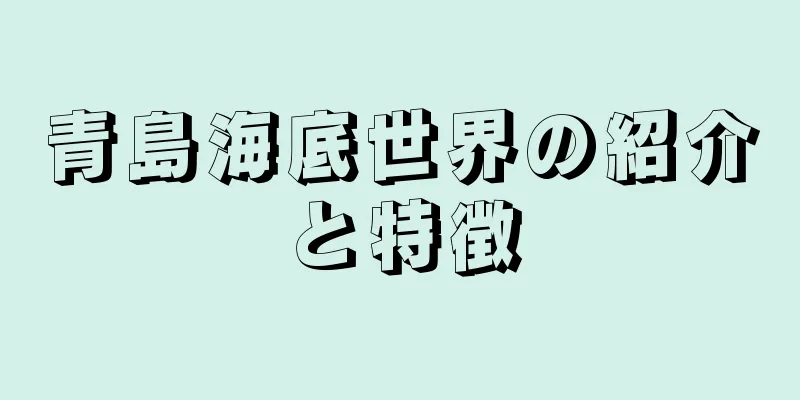 青島海底世界の紹介と特徴