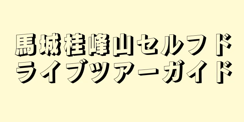 馬城桂峰山セルフドライブツアーガイド