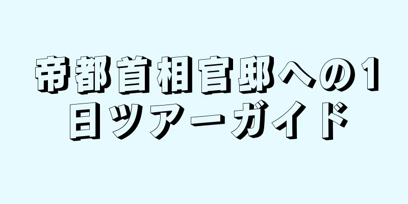 帝都首相官邸への1日ツアーガイド