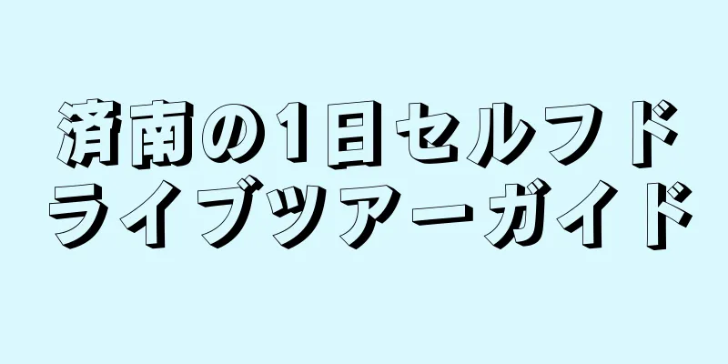 済南の1日セルフドライブツアーガイド