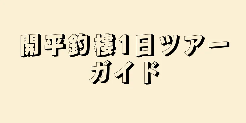 開平釣樓1日ツアーガイド