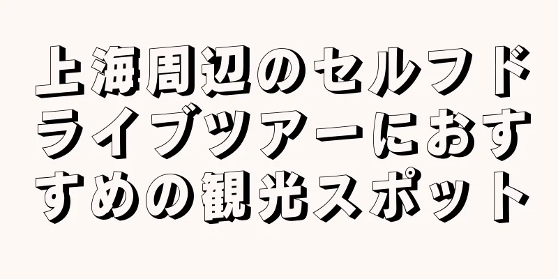 上海周辺のセルフドライブツアーにおすすめの観光スポット