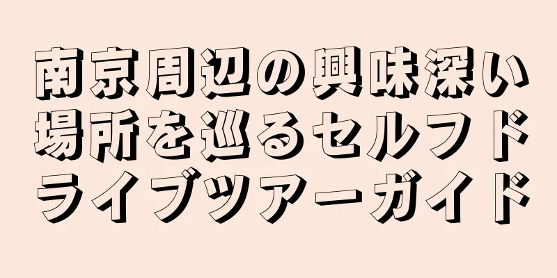 南京周辺の興味深い場所を巡るセルフドライブツアーガイド