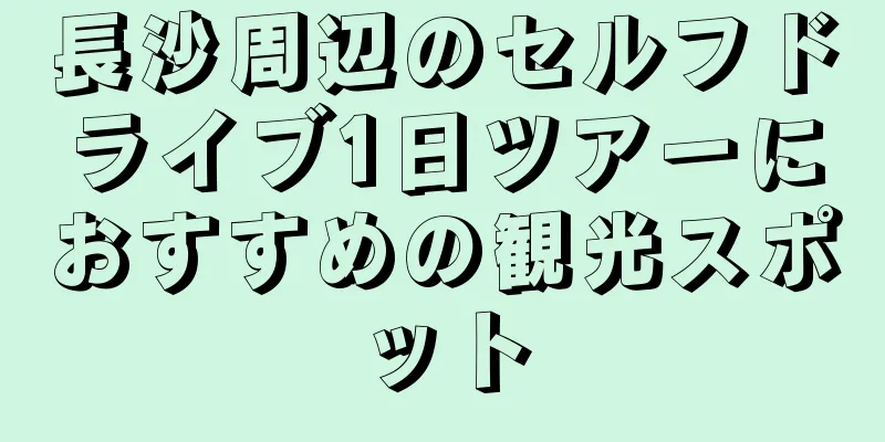 長沙周辺のセルフドライブ1日ツアーにおすすめの観光スポット