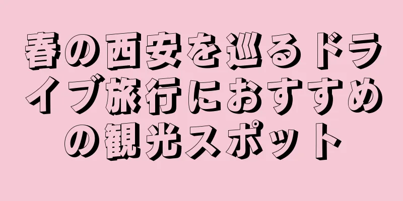 春の西安を巡るドライブ旅行におすすめの観光スポット