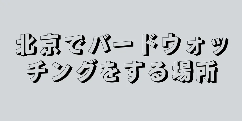 北京でバードウォッチングをする場所