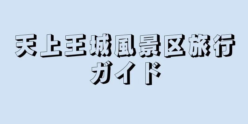 天上王城風景区旅行ガイド