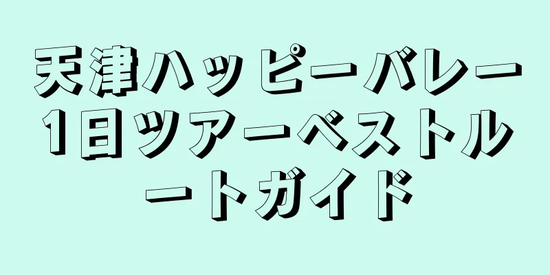 天津ハッピーバレー1日ツアーベストルートガイド