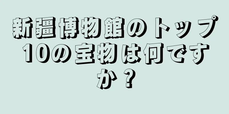新疆博物館のトップ10の宝物は何ですか？