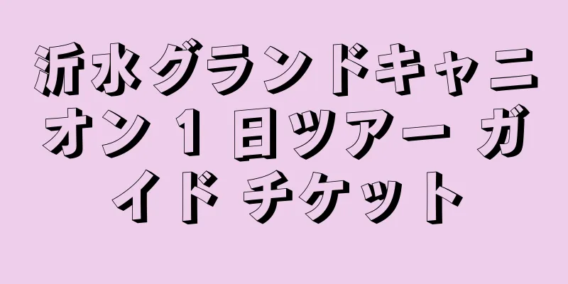 沂水グランドキャニオン 1 日ツアー ガイド チケット