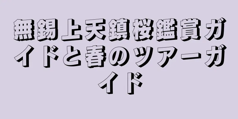 無錫上天鎮桜鑑賞ガイドと春のツアーガイド
