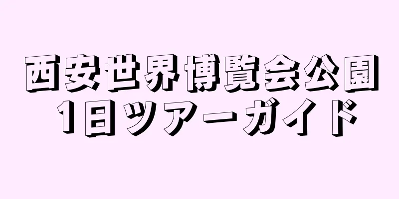 西安世界博覧会公園 1日ツアーガイド