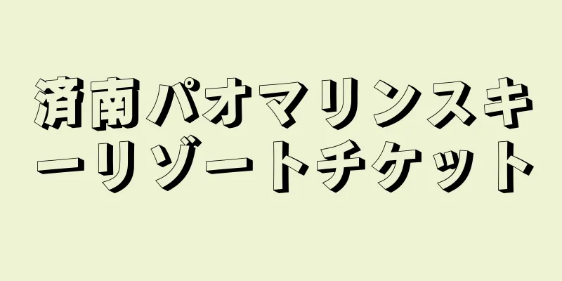 済南パオマリンスキーリゾートチケット