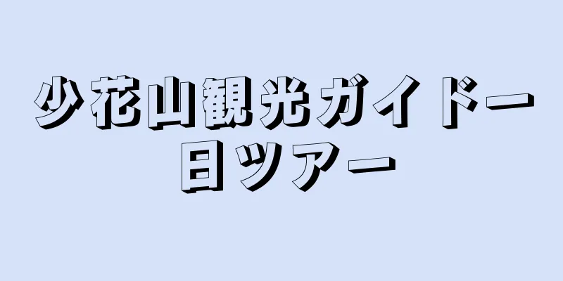 少花山観光ガイド一日ツアー