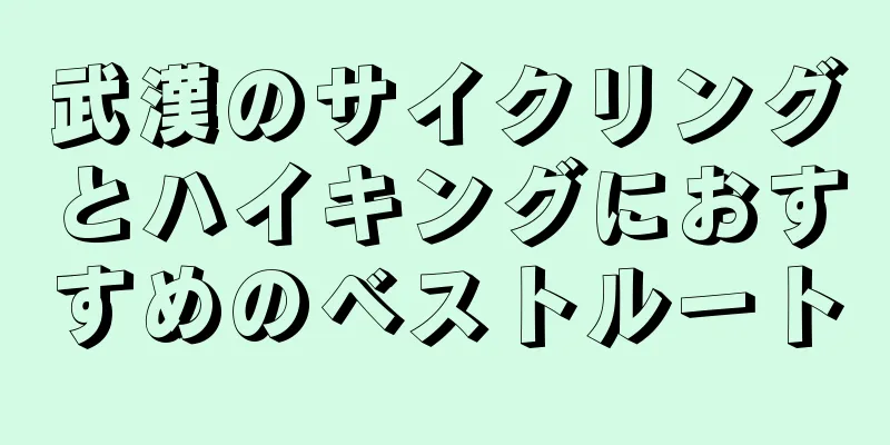武漢のサイクリングとハイキングにおすすめのベストルート