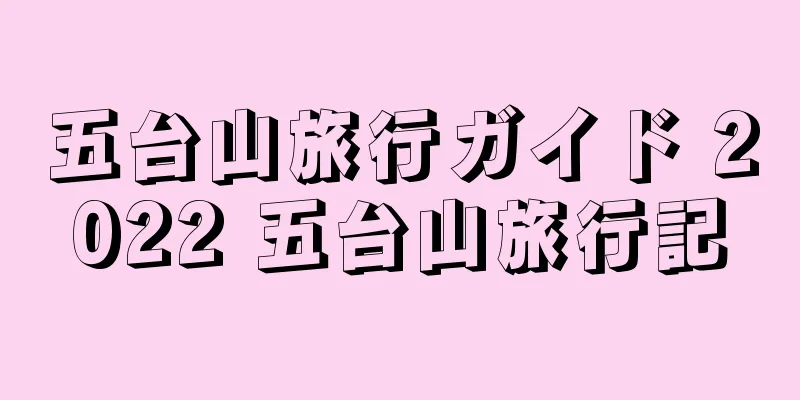 五台山旅行ガイド 2022 五台山旅行記