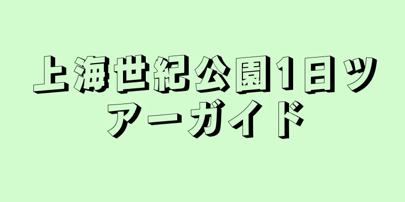 上海世紀公園1日ツアーガイド