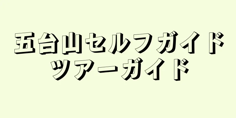 五台山セルフガイドツアーガイド