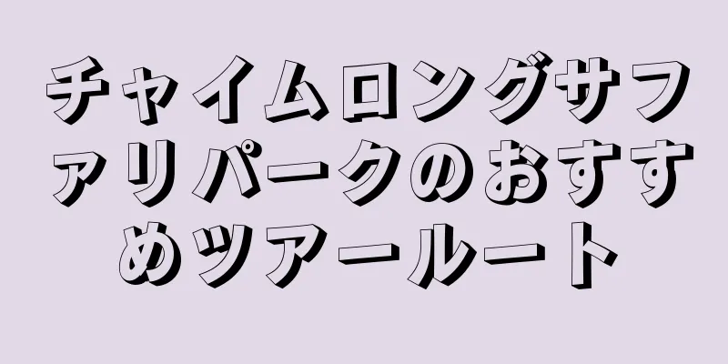 チャイムロングサファリパークのおすすめツアールート