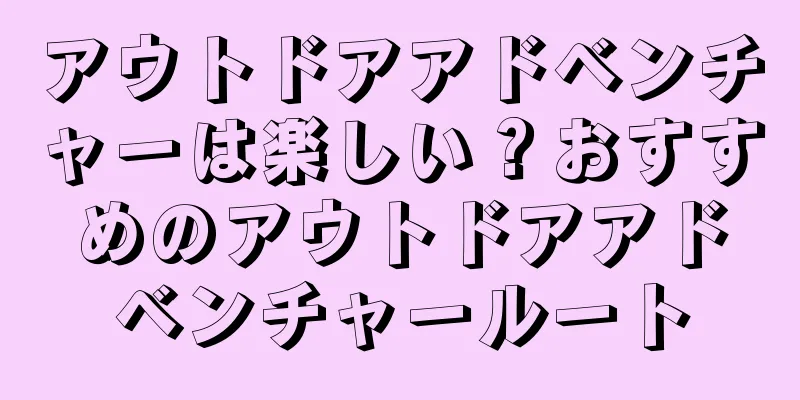 アウトドアアドベンチャーは楽しい？おすすめのアウトドアアドベンチャールート