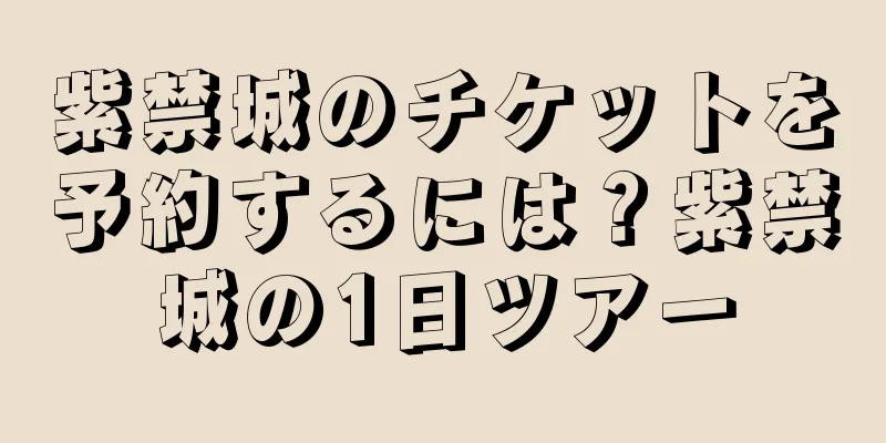 紫禁城のチケットを予約するには？紫禁城の1日ツアー