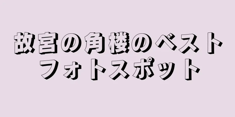 故宮の角楼のベストフォトスポット