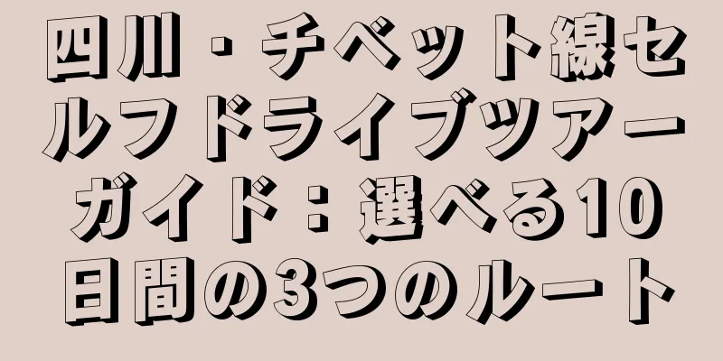 四川・チベット線セルフドライブツアーガイド：選べる10日間の3つのルート