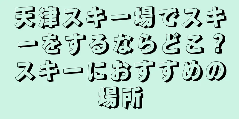 天津スキー場でスキーをするならどこ？スキーにおすすめの場所