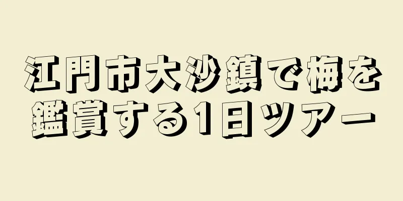 江門市大沙鎮で梅を鑑賞する1日ツアー