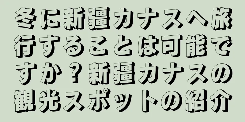 冬に新疆カナスへ旅行することは可能ですか？新疆カナスの観光スポットの紹介