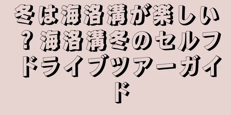 冬は海洛溝が楽しい？海洛溝冬のセルフドライブツアーガイド