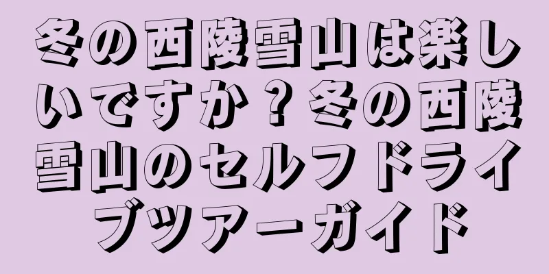 冬の西陵雪山は楽しいですか？冬の西陵雪山のセルフドライブツアーガイド