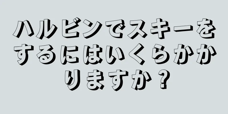 ハルビンでスキーをするにはいくらかかりますか？
