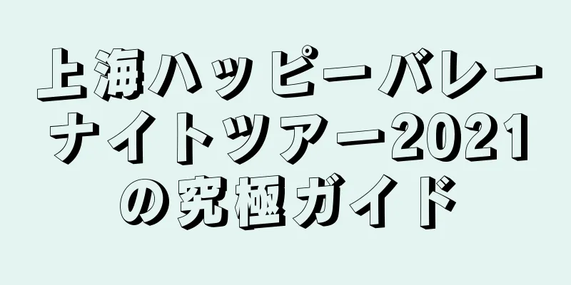 上海ハッピーバレーナイトツアー2021の究極ガイド