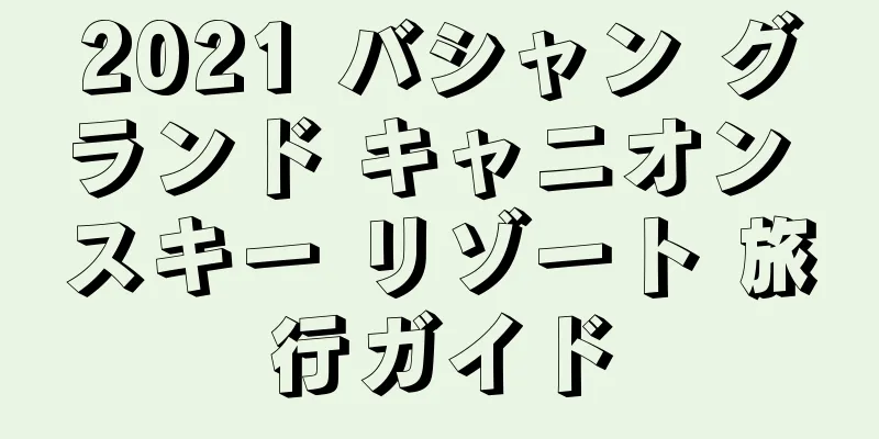 2021 バシャン グランド キャニオン スキー リゾート 旅行ガイド