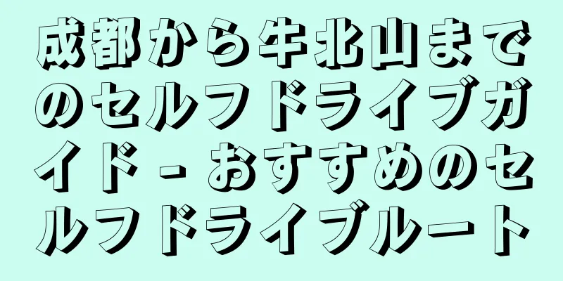 成都から牛北山までのセルフドライブガイド - おすすめのセルフドライブルート