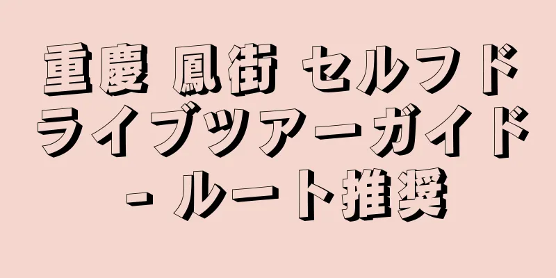重慶 鳳街 セルフドライブツアーガイド - ルート推奨