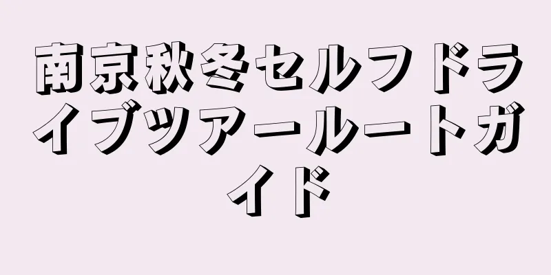 南京秋冬セルフドライブツアールートガイド
