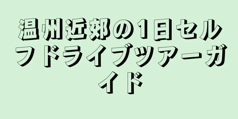 温州近郊の1日セルフドライブツアーガイド