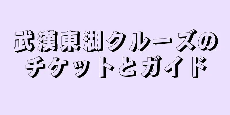 武漢東湖クルーズのチケットとガイド