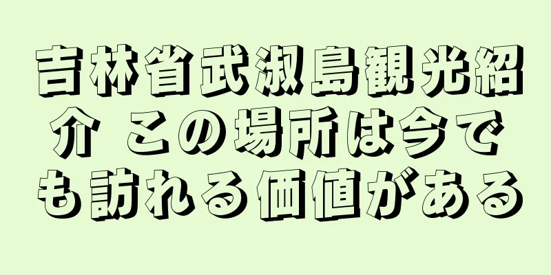 吉林省武淑島観光紹介 この場所は今でも訪れる価値がある