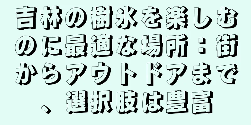 吉林の樹氷を楽しむのに最適な場所：街からアウトドアまで、選択肢は豊富
