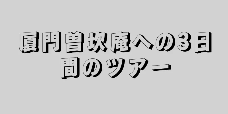 厦門曽坎庵への3日間のツアー
